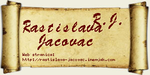Rastislava Jačovac vizit kartica